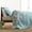 Aqua/Light Grey, variant on Premium Reversible Bamboo Comforters by All That Jazz