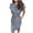 Black, variant on Summer Dresses For Women Sevevn Women Casual Crewneck Straps Short Sleeve Striped Printing Loose Dress