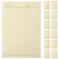 thumbnail image 1 of 60 hojas de repuesto para Bloc de notas, repuestos para cuaderno de hojas sueltas, carpeta de recambio para planificador de papel, 1 of 5