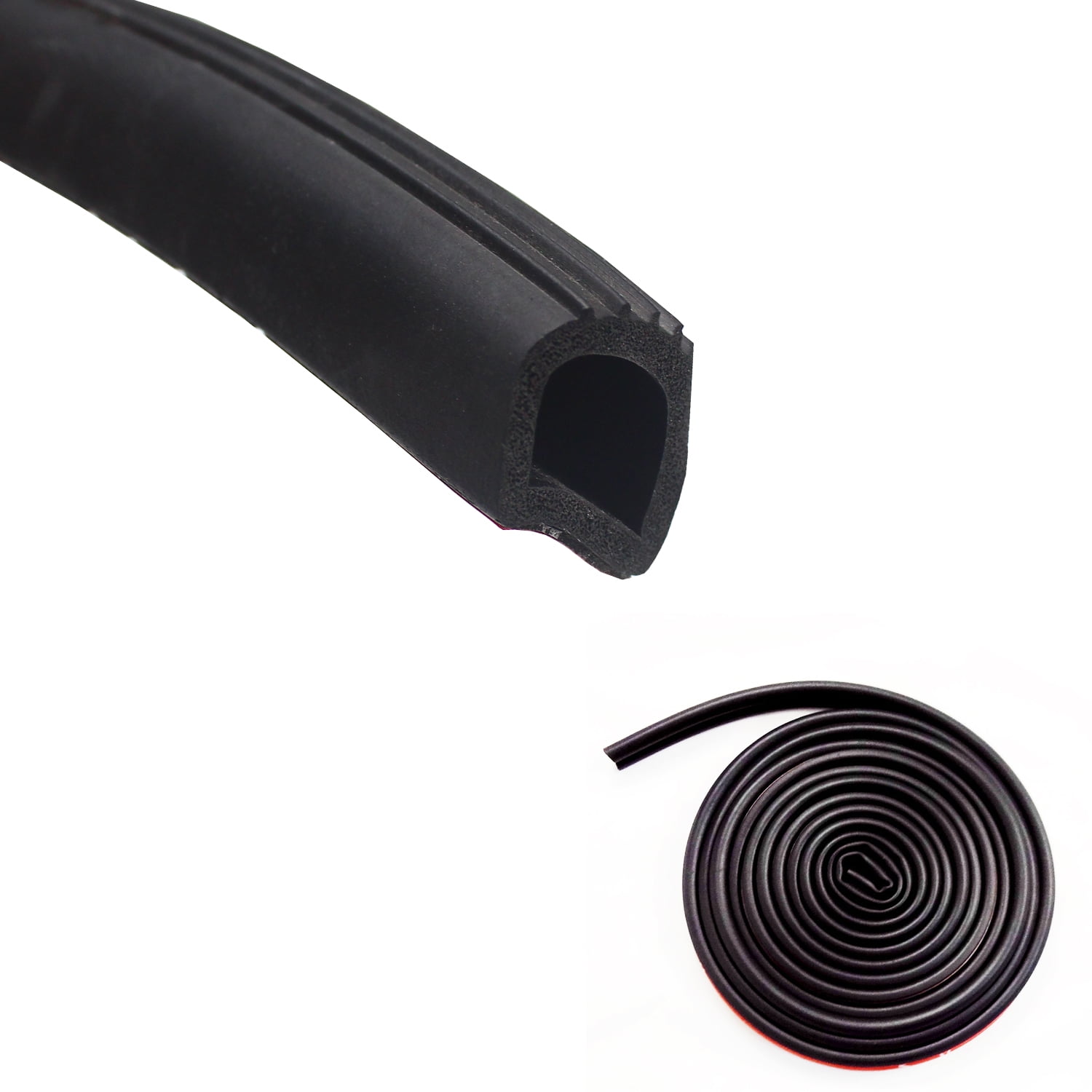 Weatherstrip Black Edge Trim Lok Camper Trailer RV Seal Lock D Style