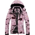 thumbnail image 1 of GEMYSE Women's Mountain Waterproof Ski Snow Jacket Winter Windproof Rain Jacket (Camouflage,XX-Large), 1 of 3
