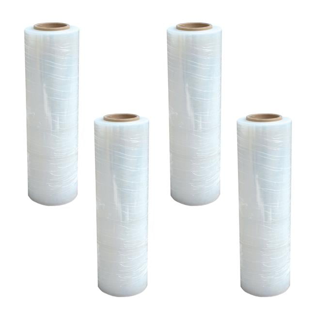 ProSeries HNDWRAP4 18 in. x 1500 ft. Stretch Plastic Wrap Roll, 4 Piece Walmart Canada