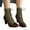 Brown, variant on Vintage Mid Calf Boots for Women Kitten Heel Pointed Toe Lace Up Dress Ankle Booties