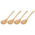 thumbnail image 3 of Wooden Spoon Set, Wooden Cooking Spoon 4 Pieces Safe Nontoxic  For Serving, 3 of 8