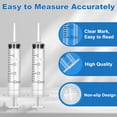 thumbnail image 6 of 20ml Syringe with Measurement for Scientific Labs, Feeding Pets, Refilling and Measuring Liquids,Dispensing,with Cap (5PCS, 20ml), 6 of 7