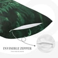 thumbnail image 3 of Pofeuu Ferns Leave Green Foliage Print Polyester Microfiber Plush Pillowcases, Super Soft and Cozy Pillow Case Covers with Envelop Closure（Pillow core not included）-16"x24", 3 of 6