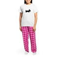 thumbnail image 4 of CafePress - Scottie Dog Women's Light Pajamas - Women's Short Sleeve Print T-Shirt and Pants Light Cotton Pajama Set, 4 of 7