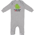 thumbnail image 2 of Inktastic My Great Grandpa Loves Me Boys Baby Romper Coveralls, 2 of 4