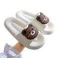 thumbnail image 2 of Cartoon Women's Slippers Super Soft Non Slip Thick Sole Bathroom Sandals, 2 of 2