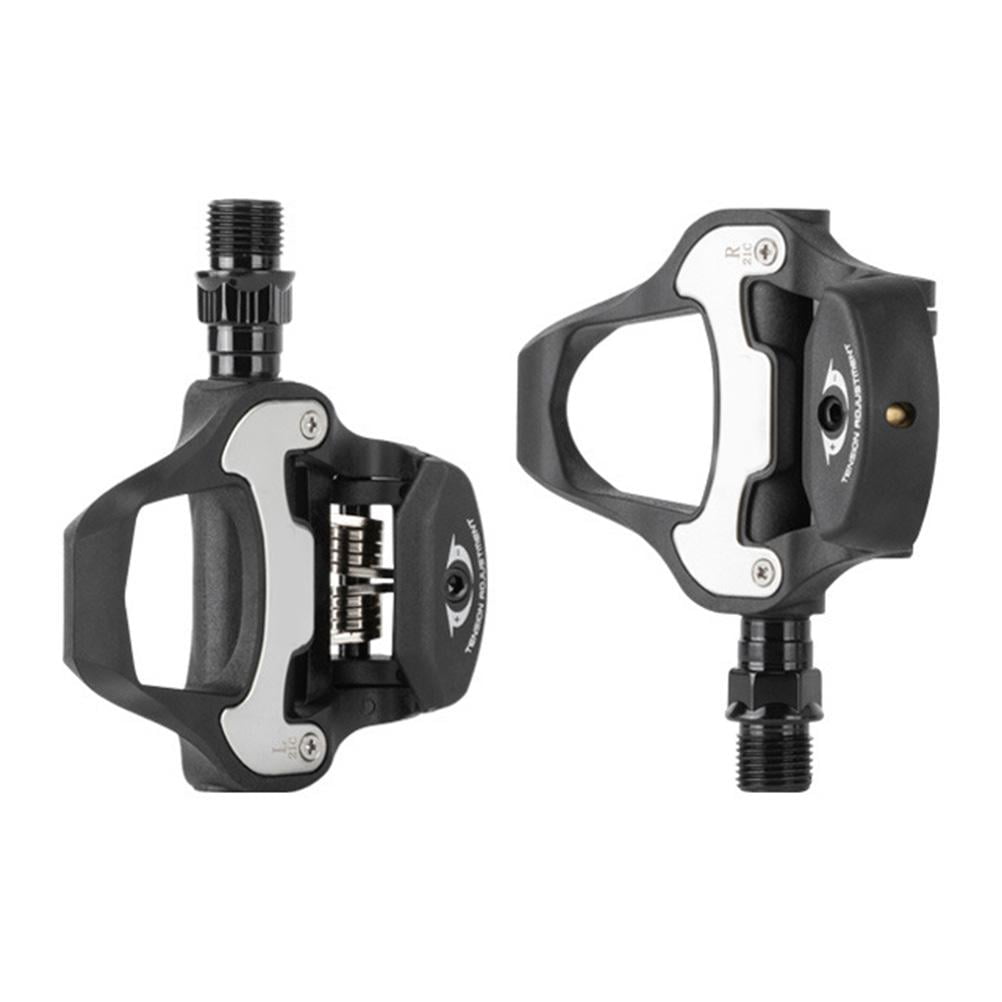 TureClos 1 Pair Road Bike Pedals Cleats Set Lightweight SelfLocking