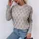 thumbnail image 1 of Puntoco suéter de invierno para mujer, suéter sin tirantes con cuello Halter, suéter de moda hueca, tops, liquidación de Navidad Puntoco Puntoco-331, 1 of 7