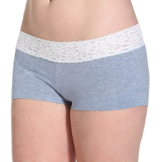 Maidenform Womens Cotton Dream Boyshort With Lace - Best-Seller, 9