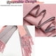 thumbnail image 3 of (ROSA+GRIS) Bufanda de cachemira para mujer Pashmina reversible de invierno Bufandas largas, gruesas y cálidas con borla para regalo de boda, 3 of 3
