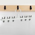 thumbnail image 4 of GUOOL Multi-Purpose Clothes Hanger Organizer Drying Rack Polypropylene Anti-Skid Space White gray, 4 of 9