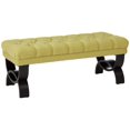 thumbnail image 1 of Christopher Knight Home Scarlett Fabric Ottoman Bench, Light Green, 1 of 2