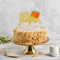 thumbnail image 3 of Little Pumpkin Birthday Cake Topper - Hello Little Pumpkin Gold Glitter Cake Topper - Fall Baby Shower Happy Thanksgiving Party ration, 3 of 7