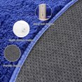 thumbnail image 6 of Jakolive Sand Green 5'x5' Plush Round Area Rug, Fluffy Shaggy Princess Castle Print, Adorable Carpet, for Girls' Kids Room, Living Area, 6 of 8