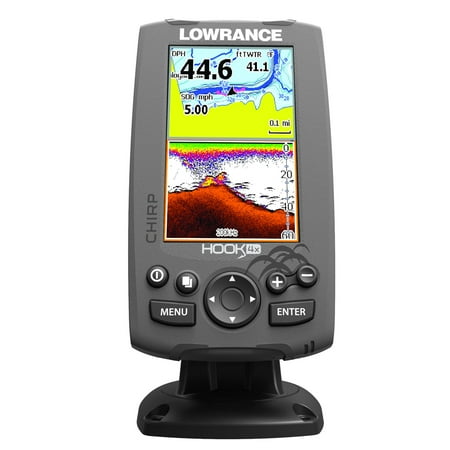 Lowrance Hook-4X Mid/High Fishfinder - Walmart.com