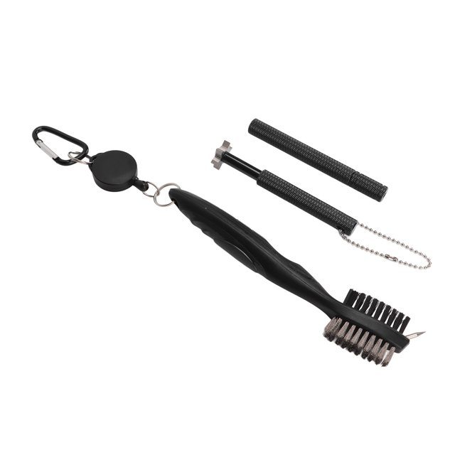 Kit, Kit de Club Durable Robuste Brosse Rétractable Brosse Double Face pour Noir