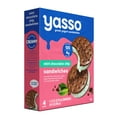 Yasso Frozen Greek Yogurt Mint Chocolate Chip Sandwiches, 4 Count