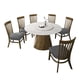 thumbnail image 4 of Comedor Redondo de 6 Sillas Elegante de Madera Bossa Yunno, 4 of 5