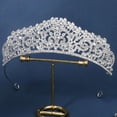 thumbnail image 2 of Couronne de Diadème de Mariage Coiffe de Mariée Serre-Tête en Strass Serre-Tête de Mariée, 2 of 7