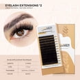 thumbnail image 3 of LASHVIEW Lash Kit for Beginners 338pcs Lash Extension Kit Professional Mannequin Head With 7 Pairs Replaced Eyelids Silicone Training Set Include Mini Fan Dryer Makeup Natural Skin Color, 3 of 7
