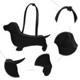 thumbnail image 5 of Moontgen Cartoon Dog Shaped Shoulder Bag Designer Handbag Cute Purse for Women (Black), 5 of 6