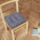 thumbnail image 4 of Almohadón de espiga de maíz grueso, cojín de tatami hecho a mano, silla de pana cuadrada, silla de color gris oscuro, 4 of 6