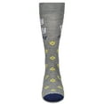 thumbnail image 2 of MeMoi Men's Oy Vey All Day Bamboo Crew Socks - Mens - Male, 10-13, Med Gray Heather, 2 of 3