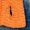 Orange, variant on Women'S Multicolored Striped Crochet Knit Cardigan Crew Neck Flared Sleeve Button Y2K Sweater Coat Orange L