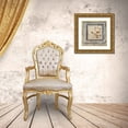 thumbnail image 3 of Pinto, Patricia 15x15 Gold Ornate Wood Framed with Double Matting Museum Art Print Titled - Flowers and Leaves Square IV, 3 of 4