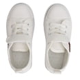 thumbnail image 1 of M Buder Zapatos Casuales de Lona Transpirable con Estampado de Dibujos Animados y Suela Suave para Niños y Niñas, Cierre Gancho y Bucle, Talla 28 (18.0 cm / 7.1 inches), Color Blanco, 1 of 9