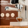 thumbnail image 2 of LINKChef Espresso Machine 20 Bar, Professional Espresso Maker with Milk Frother Steam Wand, Beige, 2 of 9