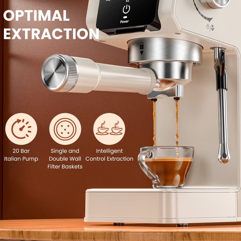 LINKChef Espresso Machine 20 Bar, Professional Espresso Maker with