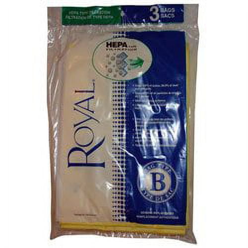 Dirt Devil , Royal Type B Upright Hepa Paper Bags 3 PK # 3871075001