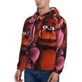 thumbnail image 3 of Lsque Five Nights At Freddy'S Pattern Casual Men's Hoodie,Hooded Sweatshirt with Kangaroo Pocket,Pullover Hoodie-4X-Large, 3 of 8