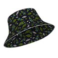 thumbnail image 2 of Kll Space Rockets Bucket Hat For Women Men Packable Travel Beach Sun Hat Outdoor Rave Accessories Reflective Fisherman Cap, 2 of 9