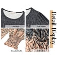 thumbnail image 6 of Fantaslook Blouses for Women Dressy Casual 3/4 Length Sleeve Womens Tops with Smocked Cuffs Fashion Shirts, 6 of 8