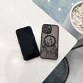 thumbnail image 4 of Compatible with iPhone 15 Pro Max Phone Case,Black Flowers Pattern Design[Compatible with MagSafe],for Women Girls,Soft TPU Edge PC Back Protective Shockproof Phone Case, 4 of 8