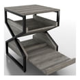 thumbnail image 3 of Norris Storage Wood Vintage Gray Oak End Table, 3 of 6