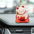thumbnail image 3 of Wdftyju Lindas figuras que agitan las manos Solar Lucky Fortune Cat Riqueza que agita (Blanco) Wdftyju  6bx4ak0uv5jd4nr8, 3 of 9