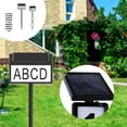 thumbnail image 4 of Vacemry Under $5 Solar House Number Sign, Outdoor Illuminated Address Plaque with LED Lights, Waterproof Mailbox Marker for Yard Street, Solar Powered Number Display, Automatic Dusk to Dawn Operation, 4 of 8