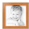 thumbnail image 2 of ArtToFrames 8" x 8" Orange Picture Frame, 8x8 inch Red Wood Poster Frame (WOM-4750), 3 Pack, 2 of 6
