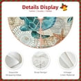 thumbnail image 5 of Bingfone Christmas Tree Skirt Mat Christmas Decoration Interior 48"-Watercolor Sea Turtle, 5 of 8