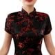 thumbnail image 5 of Cheongsam de brocado largo, cheongsam dividido, cheongsam de noche, desfile de actuación, cheongsam retro ajustado mejorado, 5 of 5