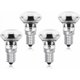 thumbnail image 1 of Bombillas para lámpara de lava R39 E14 de 30 W, bombillas para lámpara de lava pequeñas con reflector SES de tornillo Edison, blanco cálido 2800 K R39 regulable (paquete de 4), 1 of 5