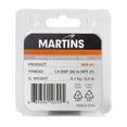 thumbnail image 6 of Martins Industries MW-A1 Adaptor 1/4″ BSP Male to NPT Female, 2-Pack, 6 of 6