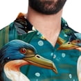 thumbnail image 5 of Platypus Men's Hawaiian Printed Short Sleeve Button Down Casual Beach Shirt's, Unisex, 5 of 6