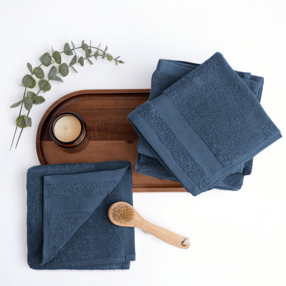 Noble Linens 6 pack Cotton Washcloths